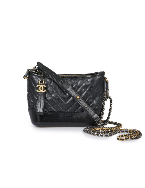 Petit sac Gabrielle CHANEL noir