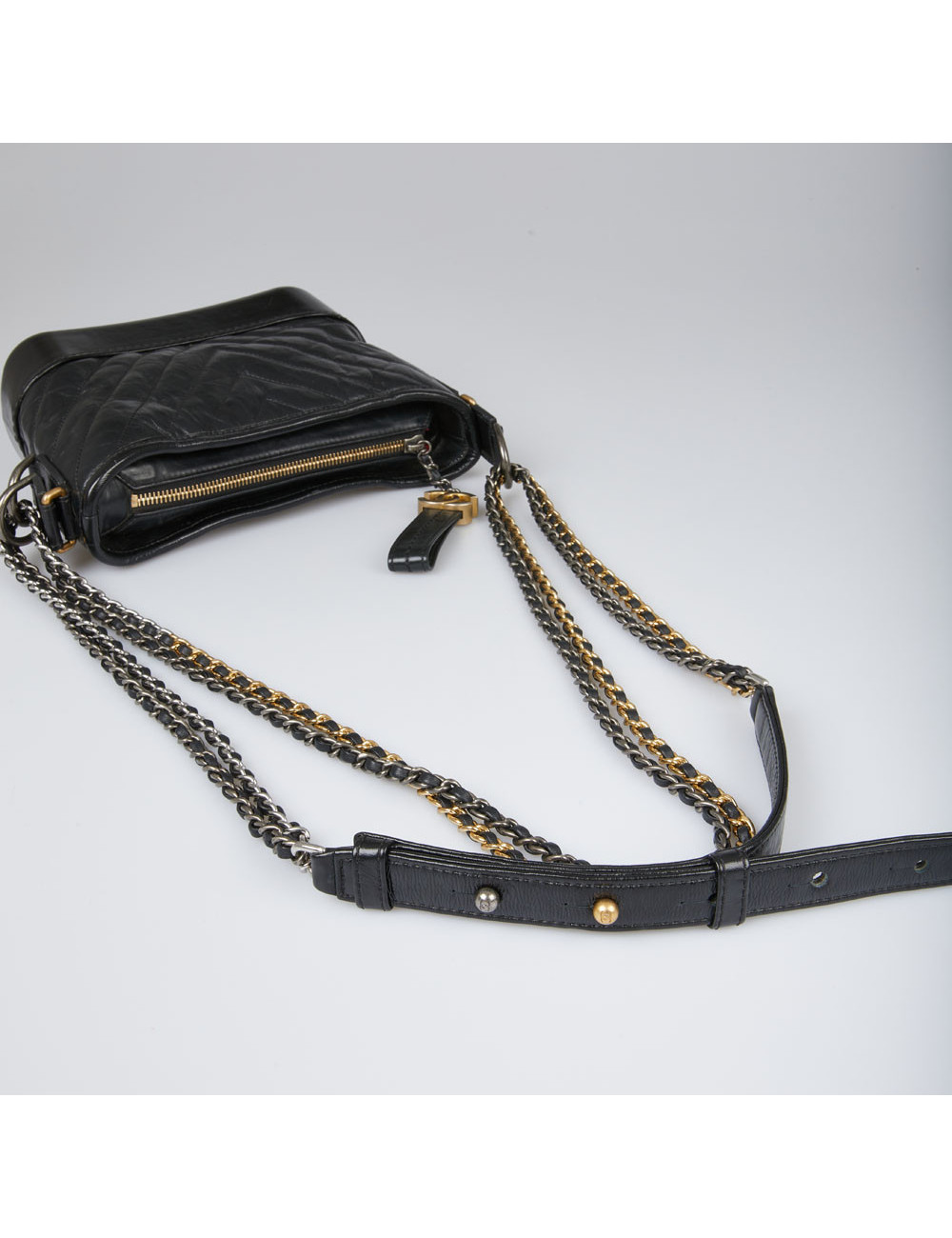 Petit sac Gabrielle CHANEL noir