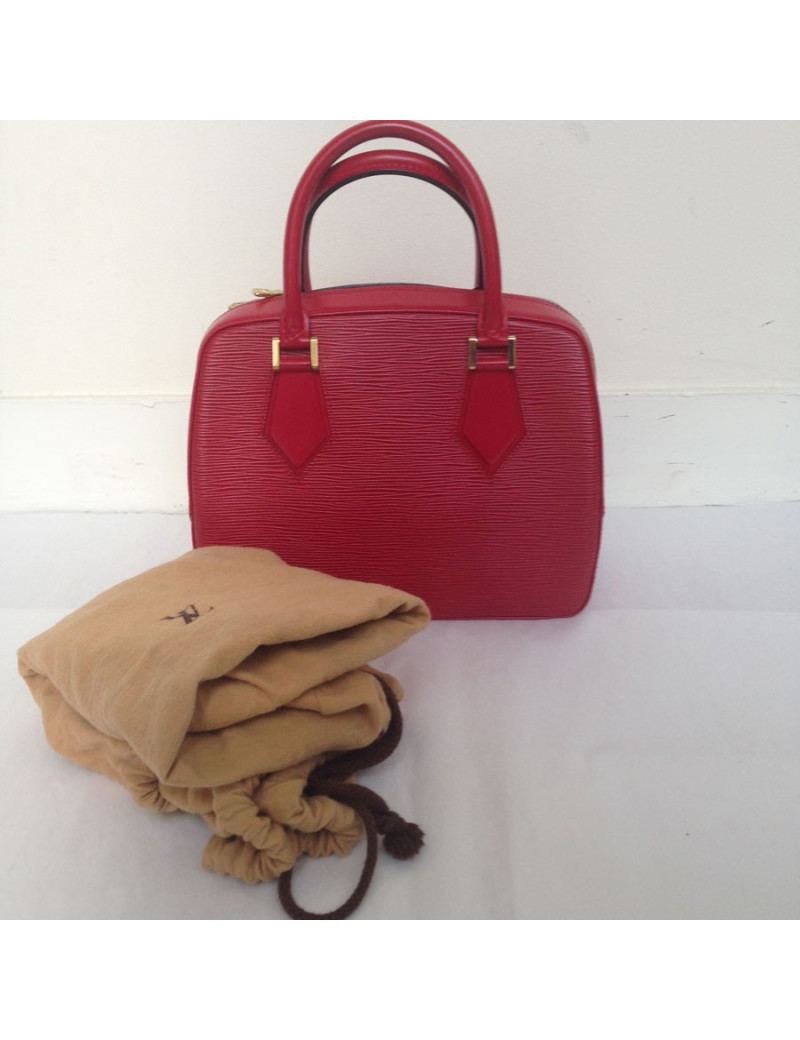 Sac cuir épi rouge LOUIS VUITTON