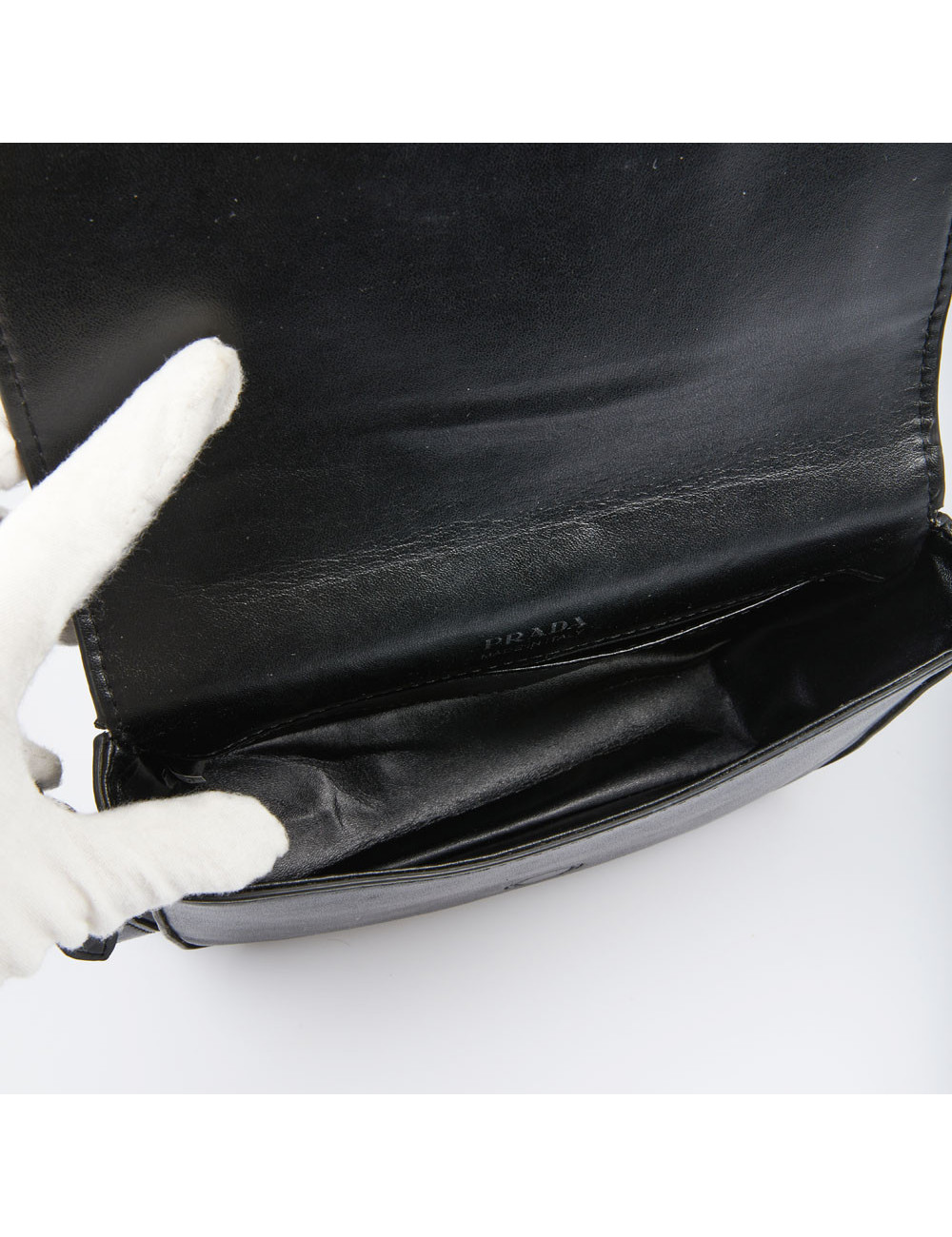 Petit sac PRADA cuir noir