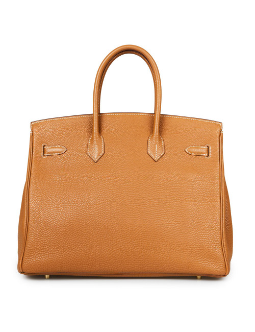 Birkin 35 Hermes gold : occasion certifiée authentique