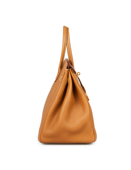 Birkin 35 Hermes gold : occasion certifiée authentique