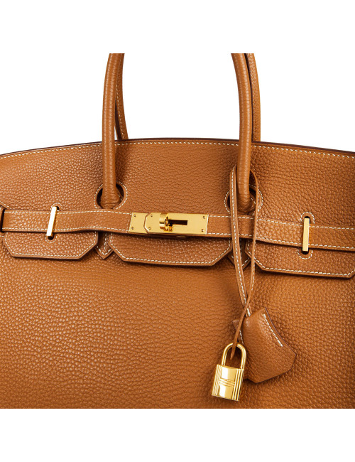 Birkin 35 Hermes gold : occasion certifiée authentique