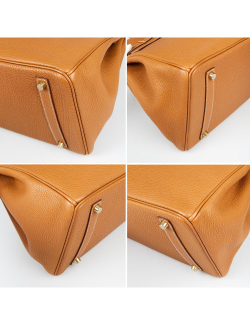 Birkin 35 Hermes gold : occasion certifiée authentique