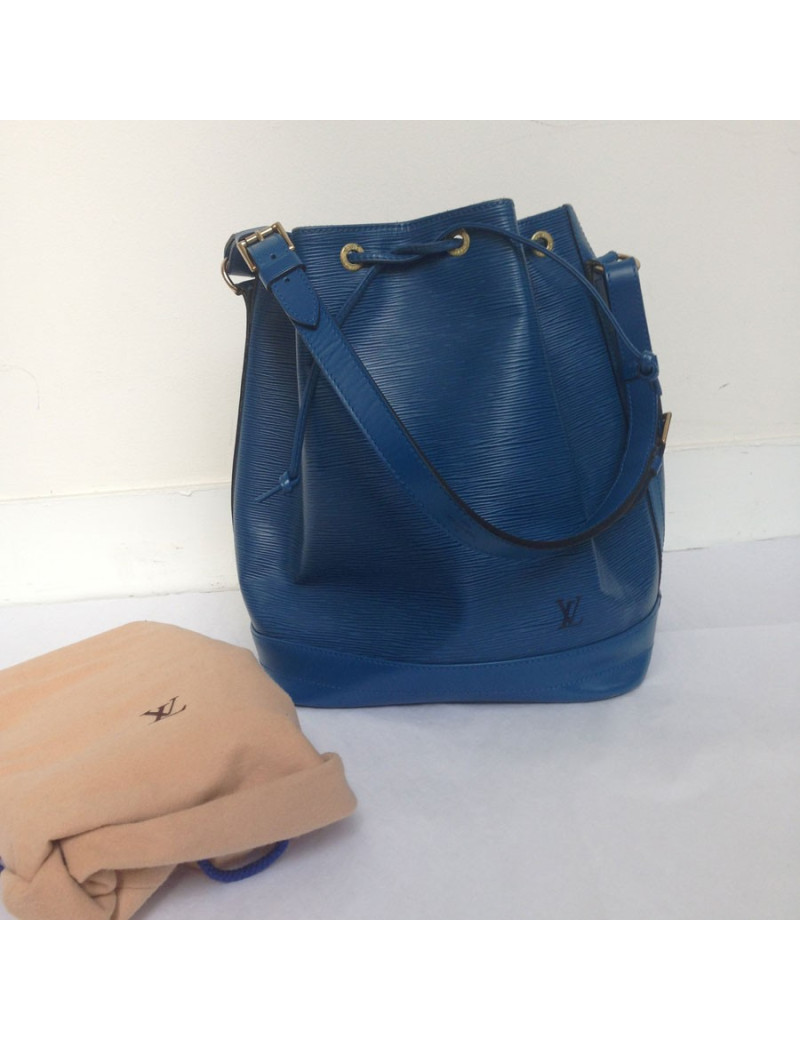Sac "Noe" épi bleu LOUIS VUITTON
