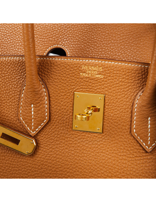 Birkin 35 Hermes gold : occasion certifiée authentique