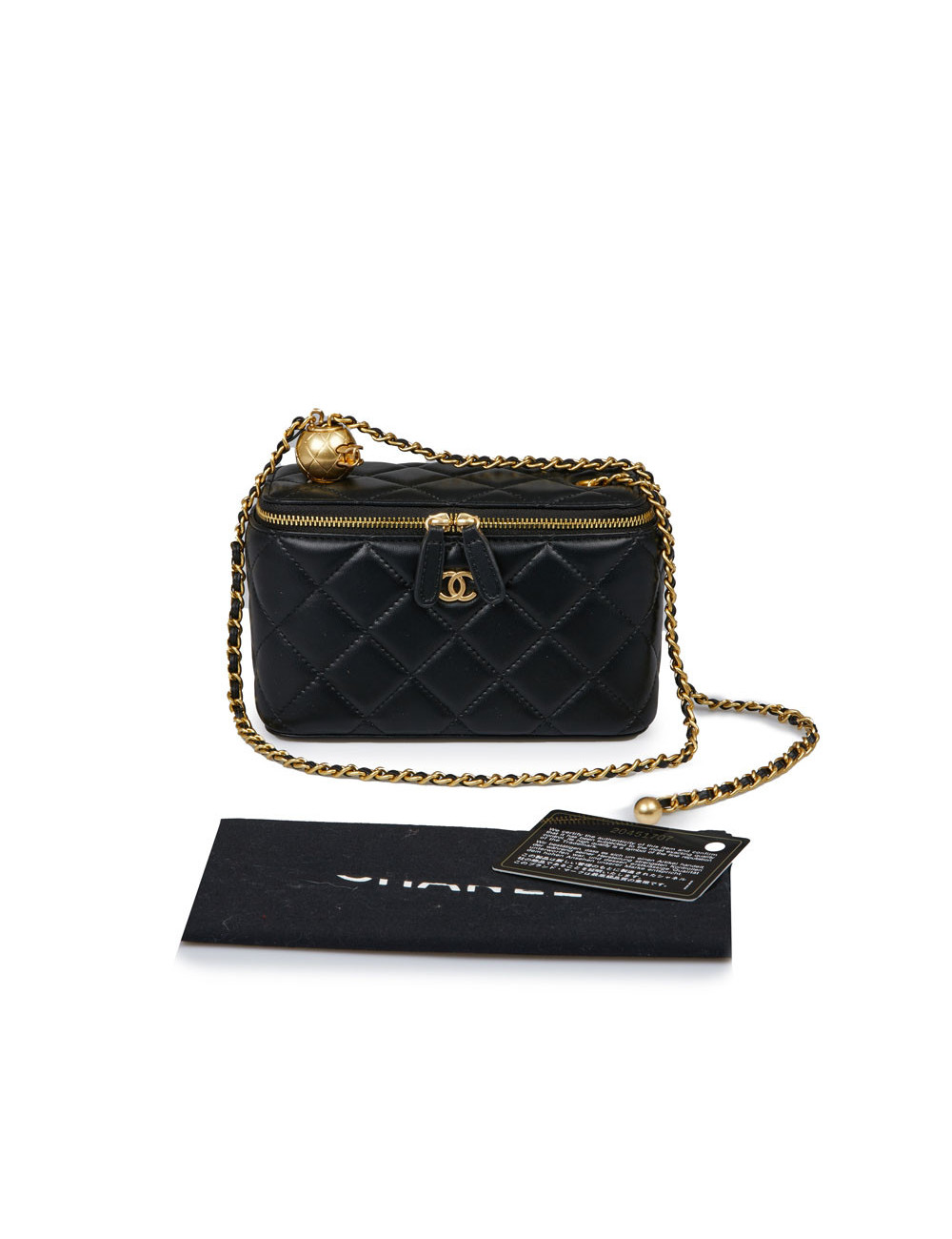 Petit Vanity CHANEL cuir noir