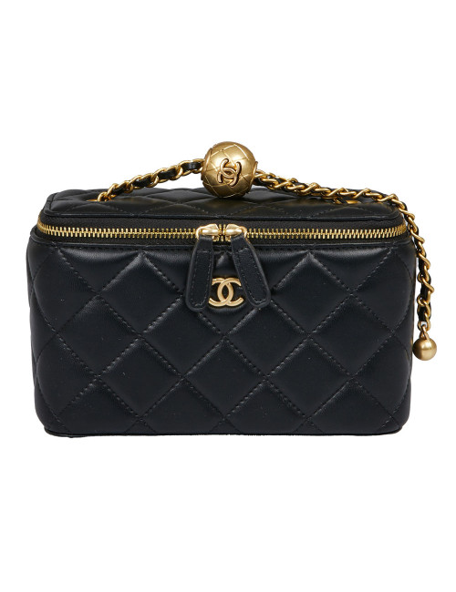 Petit Vanity CHANEL cuir noir