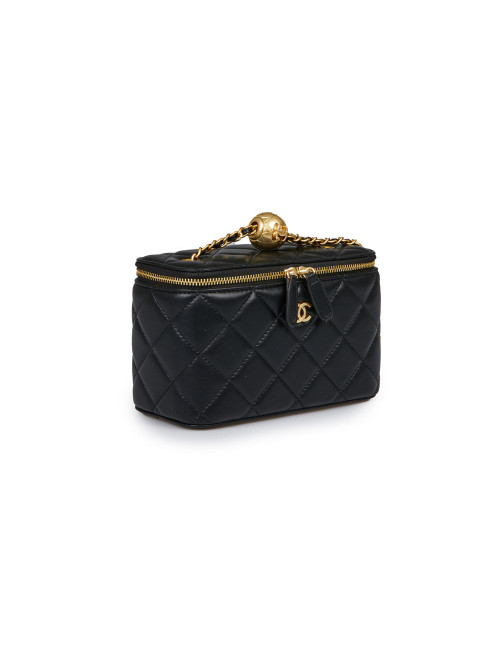Petit Vanity CHANEL cuir noir