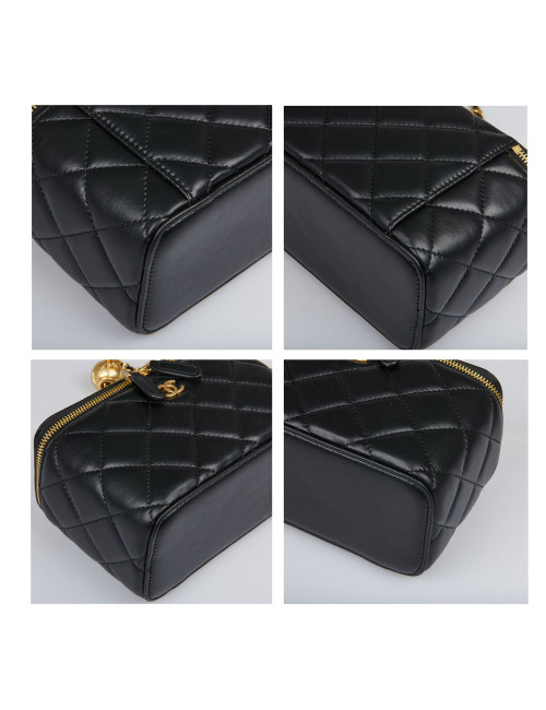 Petit Vanity CHANEL cuir noir