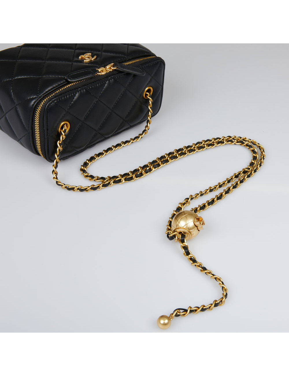 Petit Vanity CHANEL cuir noir