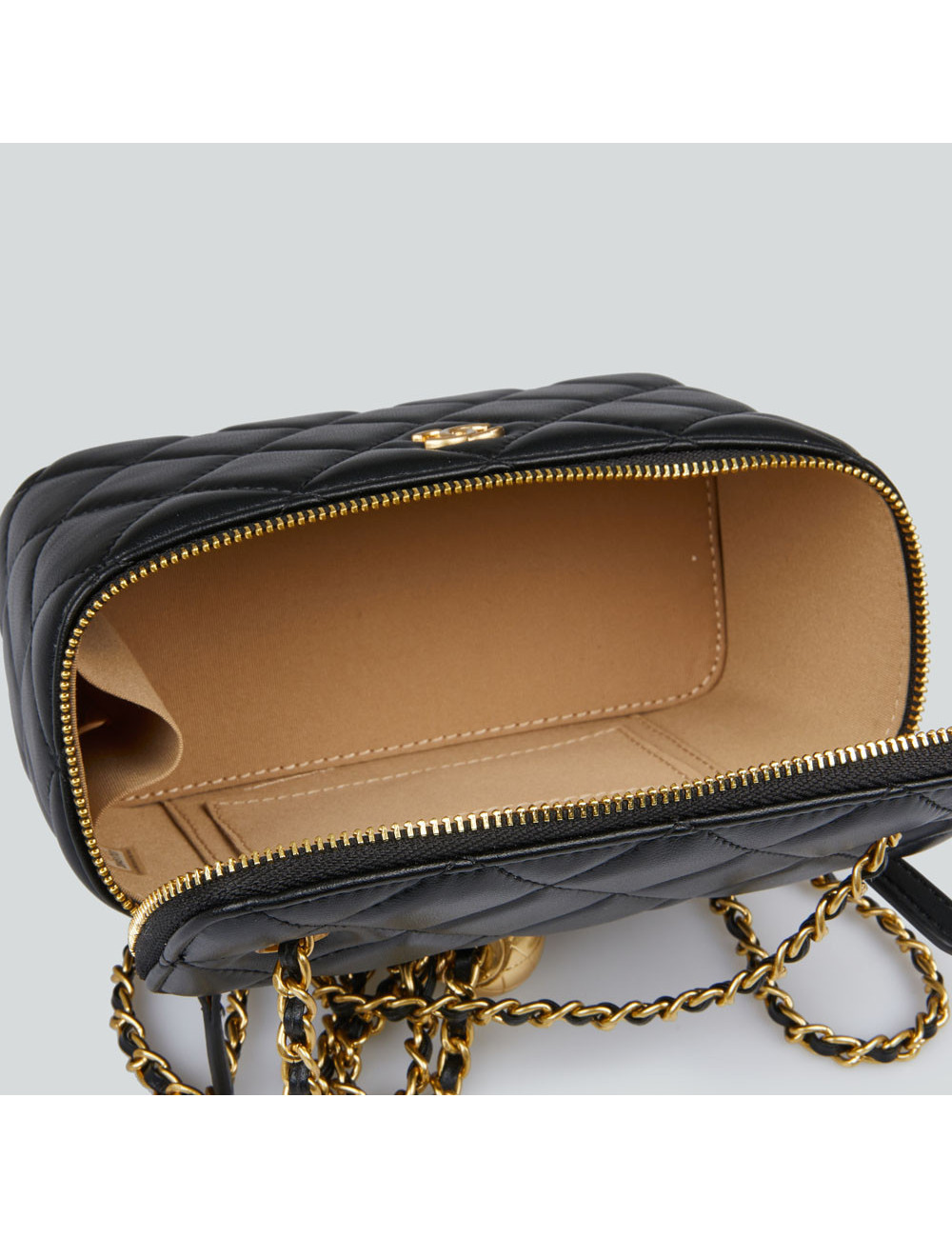 Petit Vanity CHANEL cuir noir