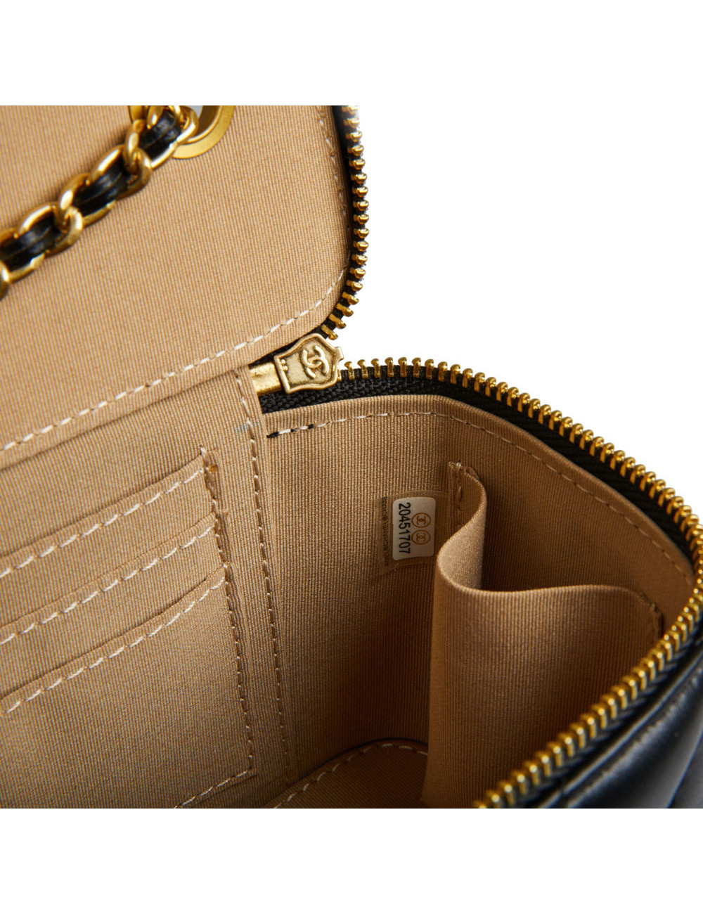 Petit Vanity CHANEL cuir noir