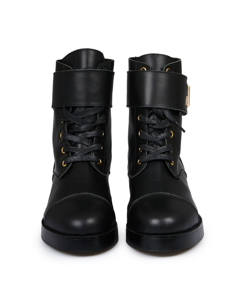 Boots LOUIS VUITTON Ranger Wonderland noires T40