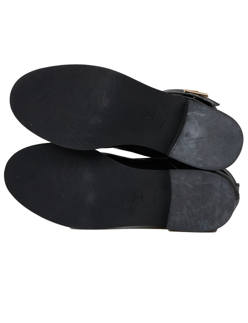 Boots LOUIS VUITTON Ranger Wonderland noires T40