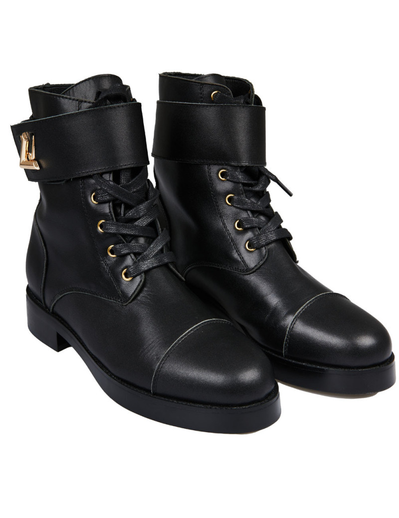 Boots LOUIS VUITTON Ranger Wonderland noires T40
