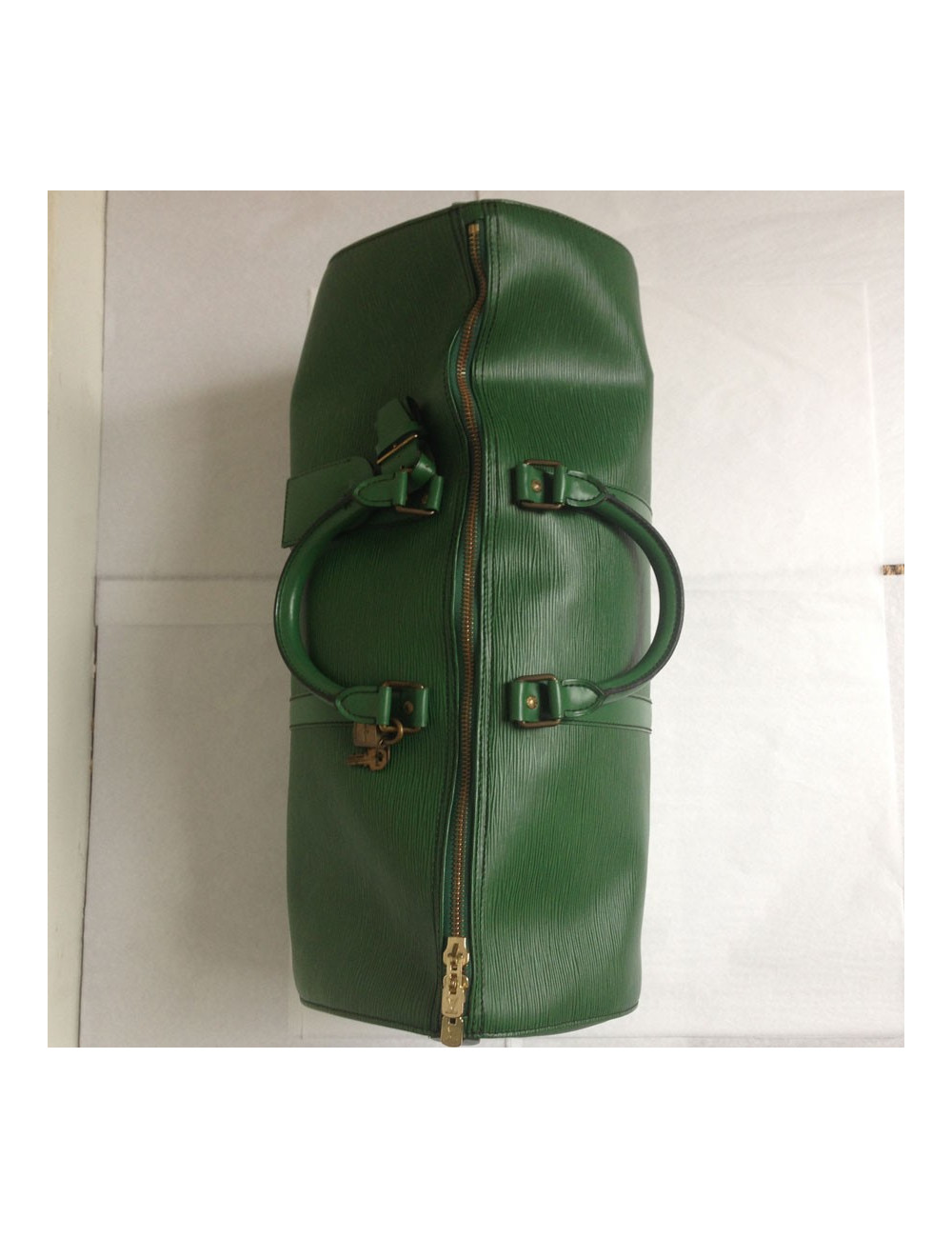 Weekender LOUIS VUITTON cuir épi vert