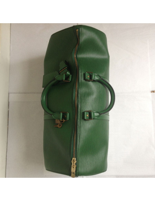 Weekender LOUIS VUITTON cuir épi vert