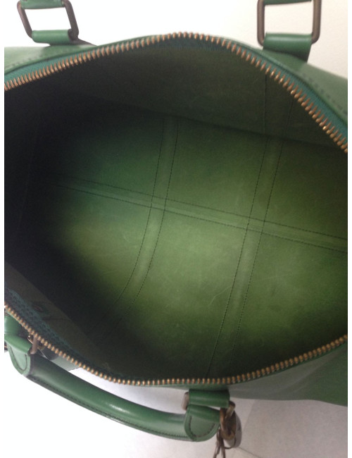 Weekender LOUIS VUITTON cuir épi vert