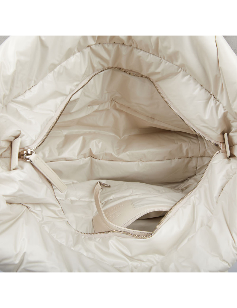 Sac Cocoon CHANEL tissu parachute façon tweed