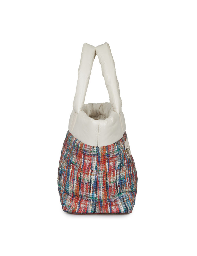 Sac Cocoon CHANEL tissu parachute façon tweed
