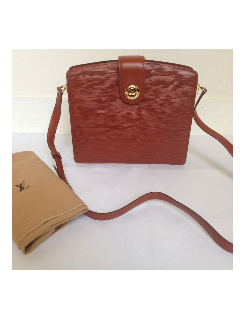 Sac épi marron LOUIS VUITTON