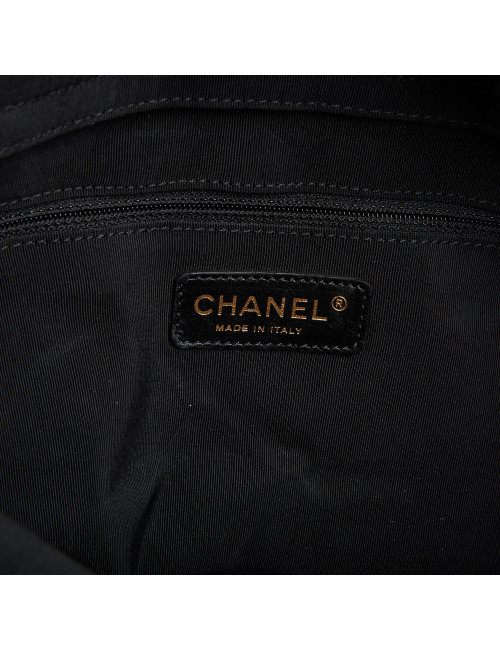 CHANEL  beige woven rope bag