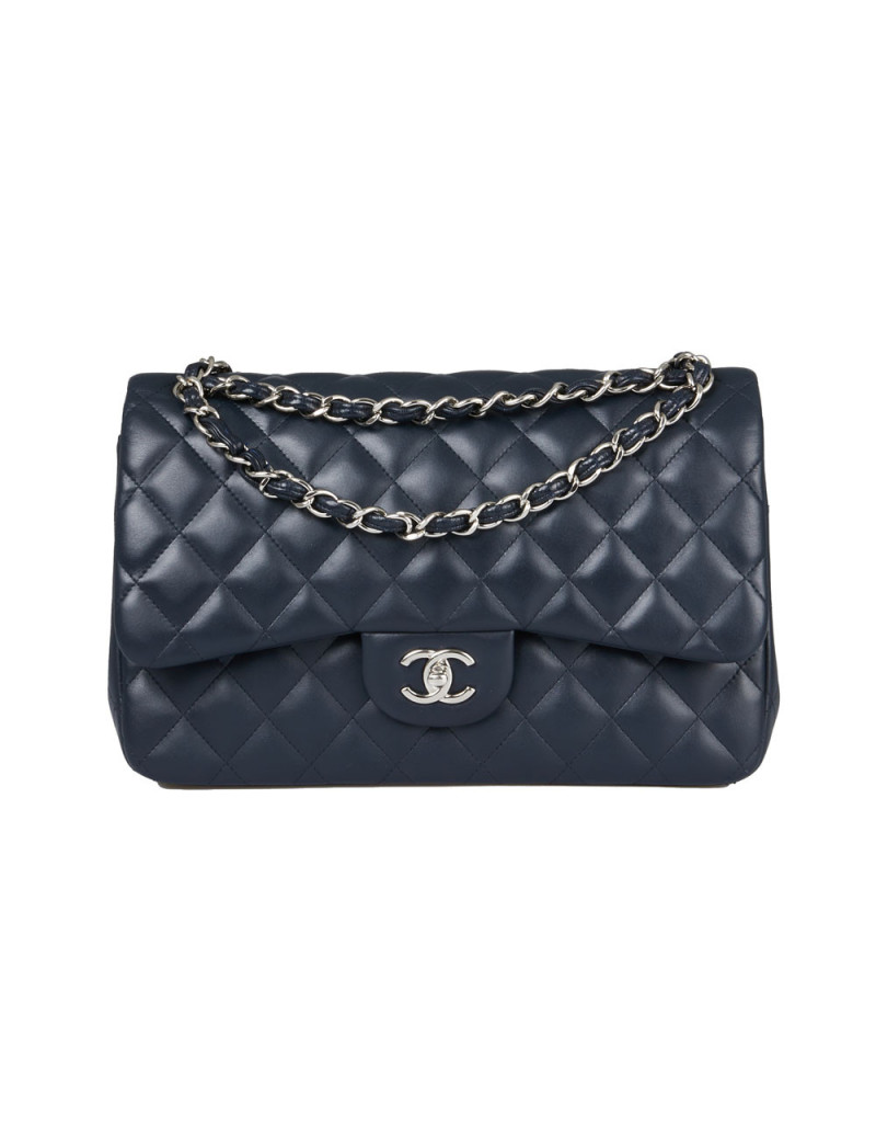 Jumbo Chanel bleu marine