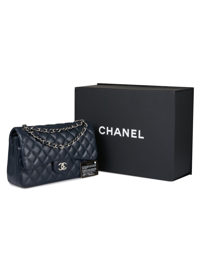 Jumbo Chanel bleu marine