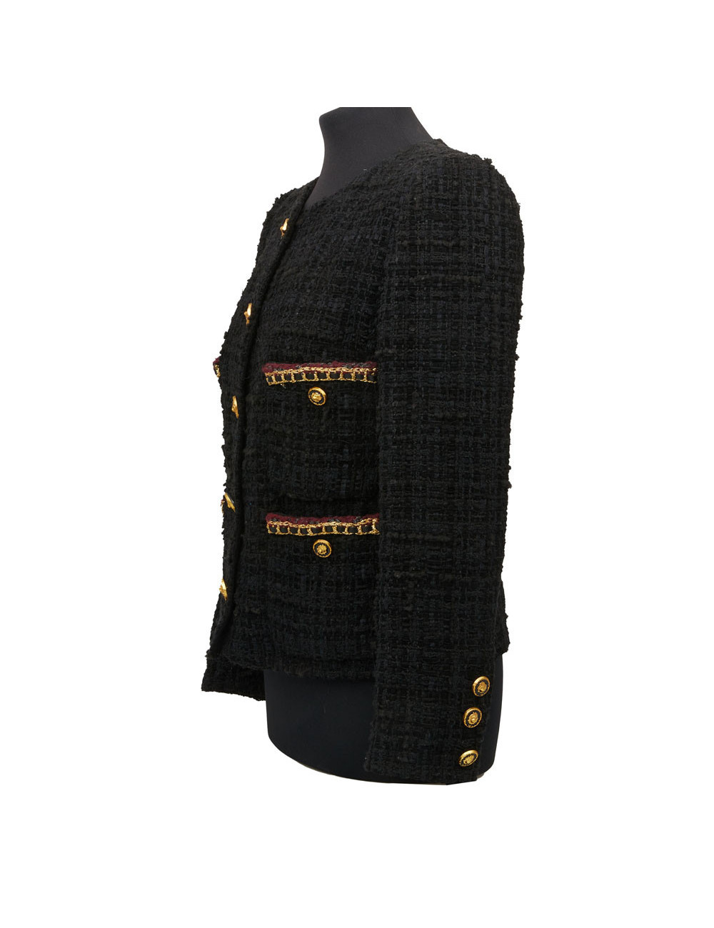 CHANEL black jacket Métiers d'Art 2020 Chateau des dames