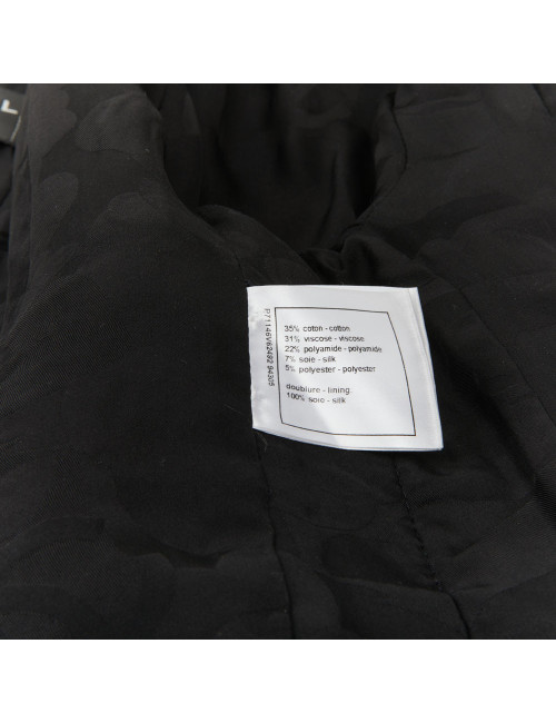 CHANEL black jacket Métiers d'Art 2020 Chateau des dames