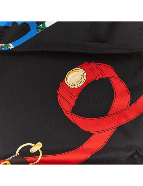 Grand foulard HERMES Tout en Carré soie