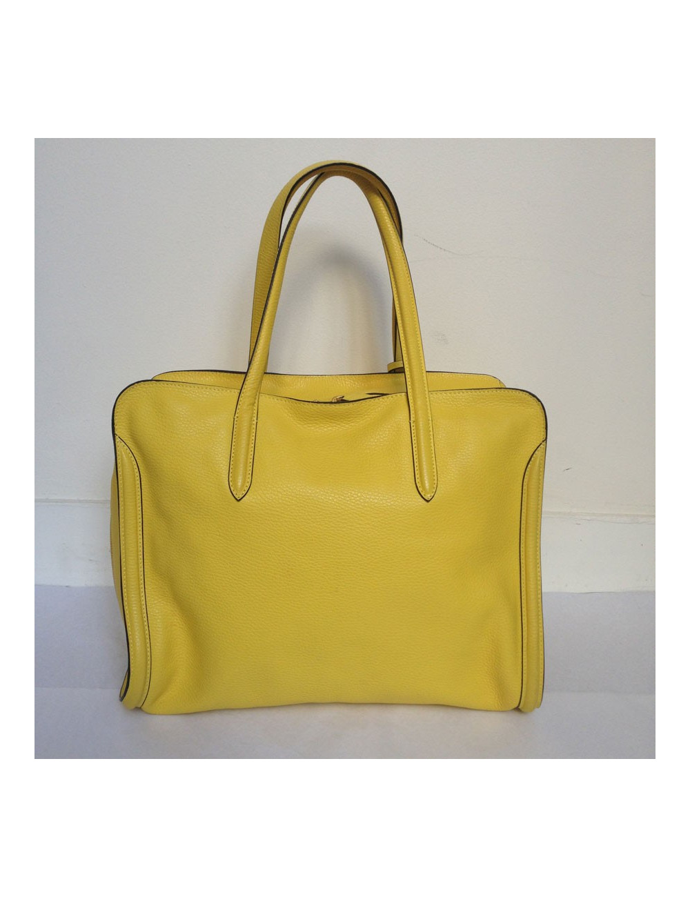 Cabas jaune ALEXANDER MCQUEEN
