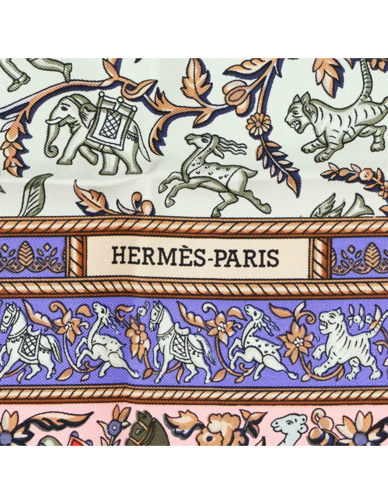 Carré HERMES Chasse en Inde