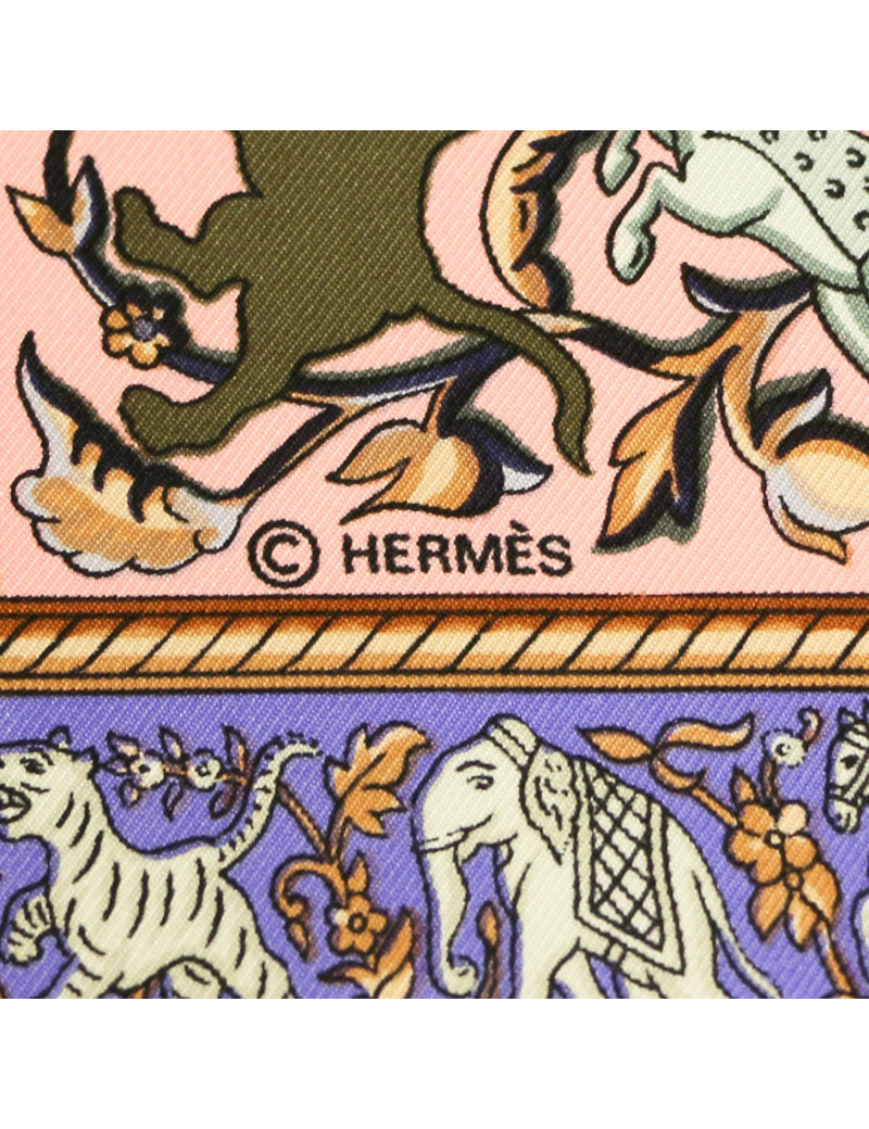 Carré HERMES Chasse en Inde