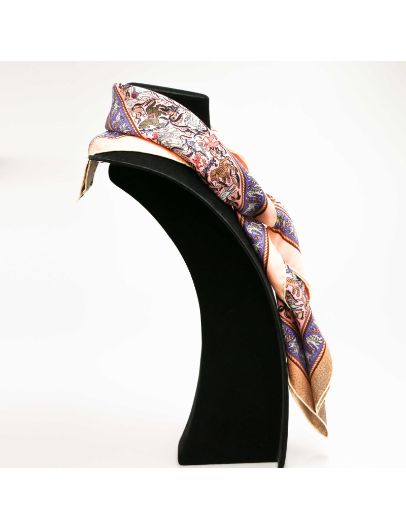 Carré HERMES Chasse en Inde