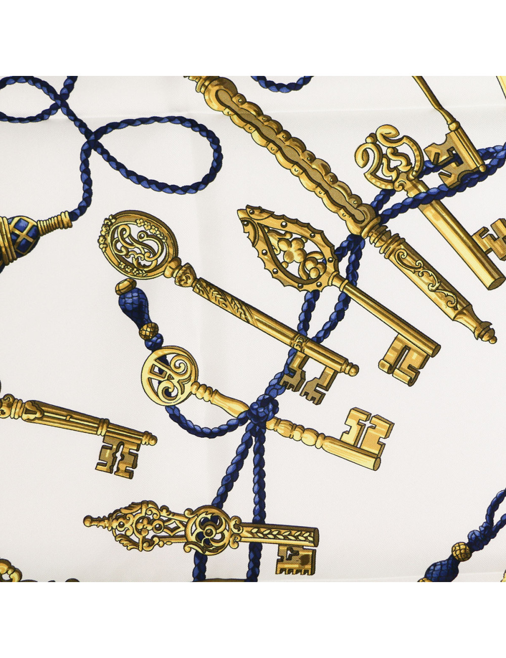 Carré HERMES les Clefs soie
