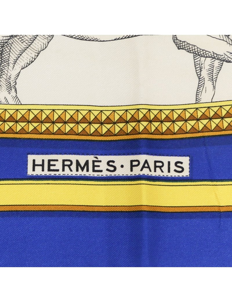 HERMES Le grand Apparat silk square scarf