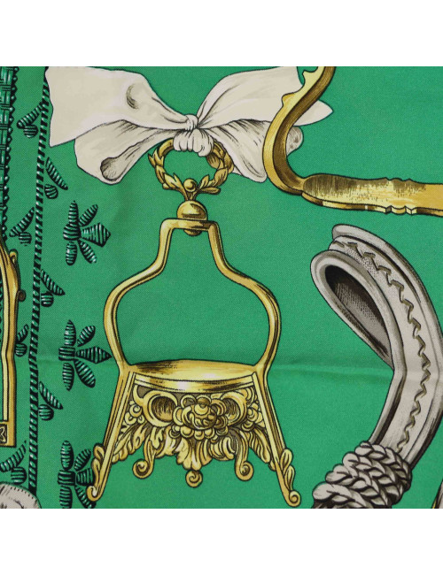 Carré HERMES Etriers soie