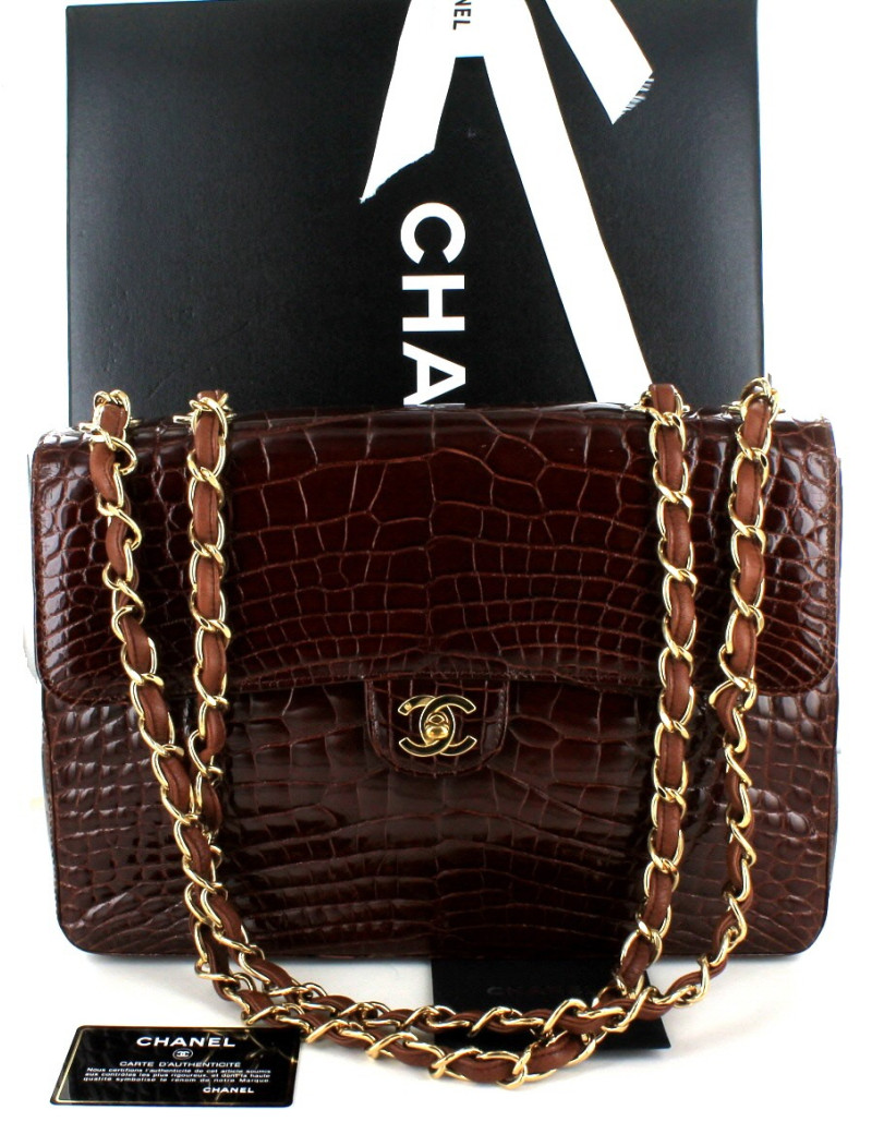sac CHANEL façon croco 