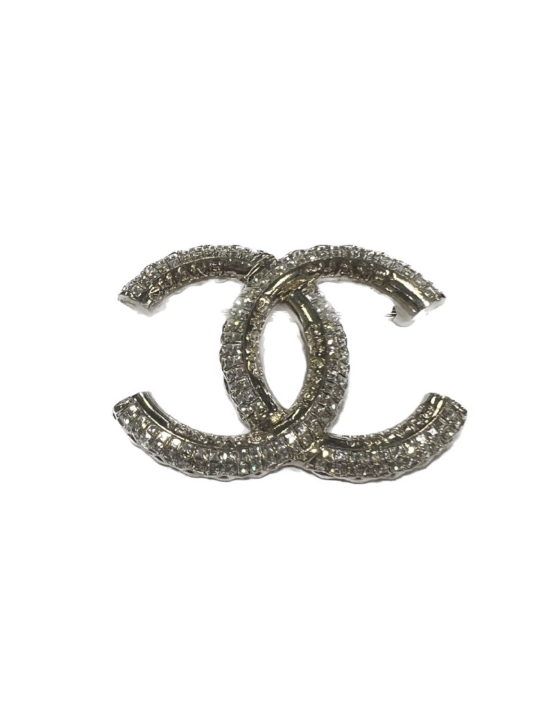 Broche CHANEL strass 