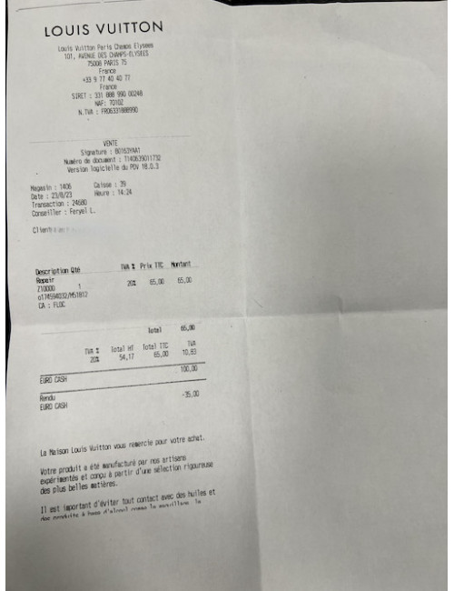 Pochette LOUIS VUITTON toile Monogram