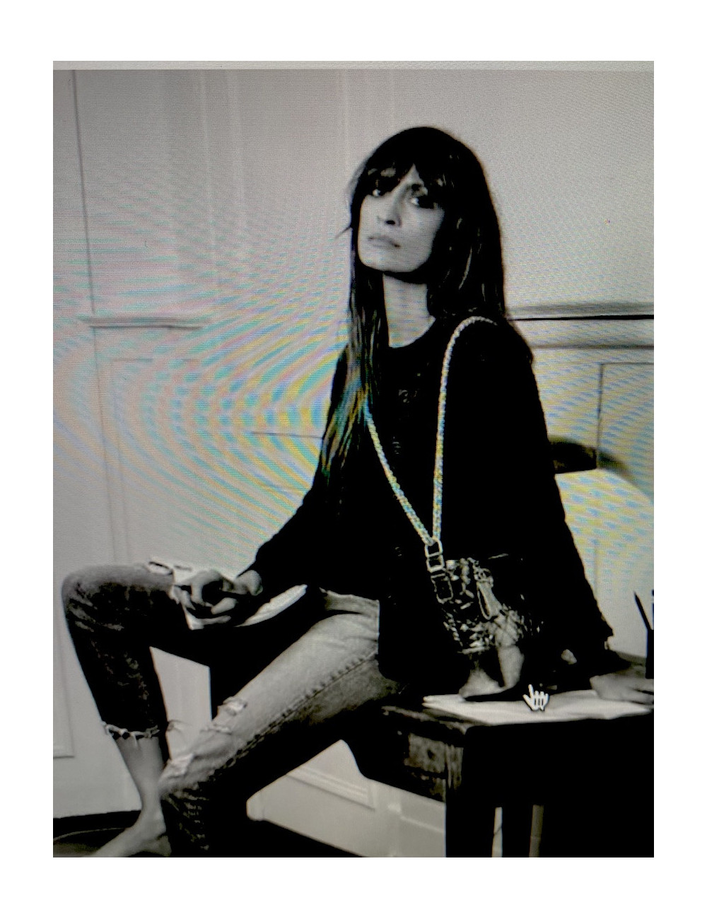 Petit sac Gabrielle CHANEL noir