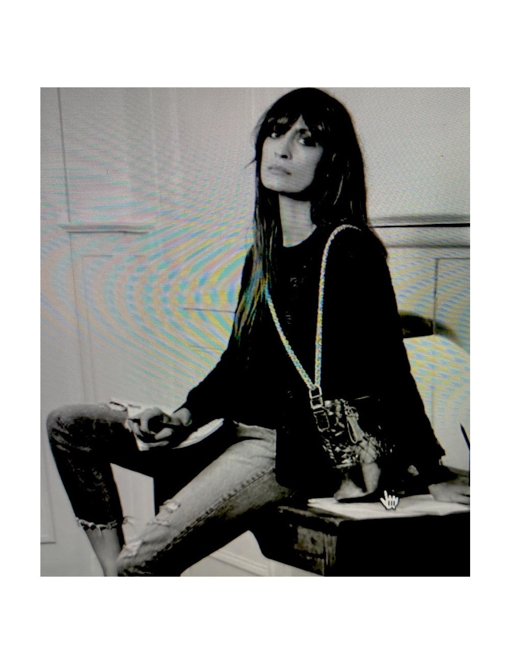 Sac Gabrielle CHANEL Hobo bleu marine