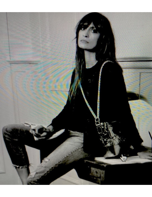 Sac Gabrielle CHANEL Hobo bleu marine