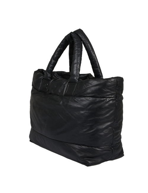 Sac Cocoon CHANEL cuir noir réversible bordeaux 