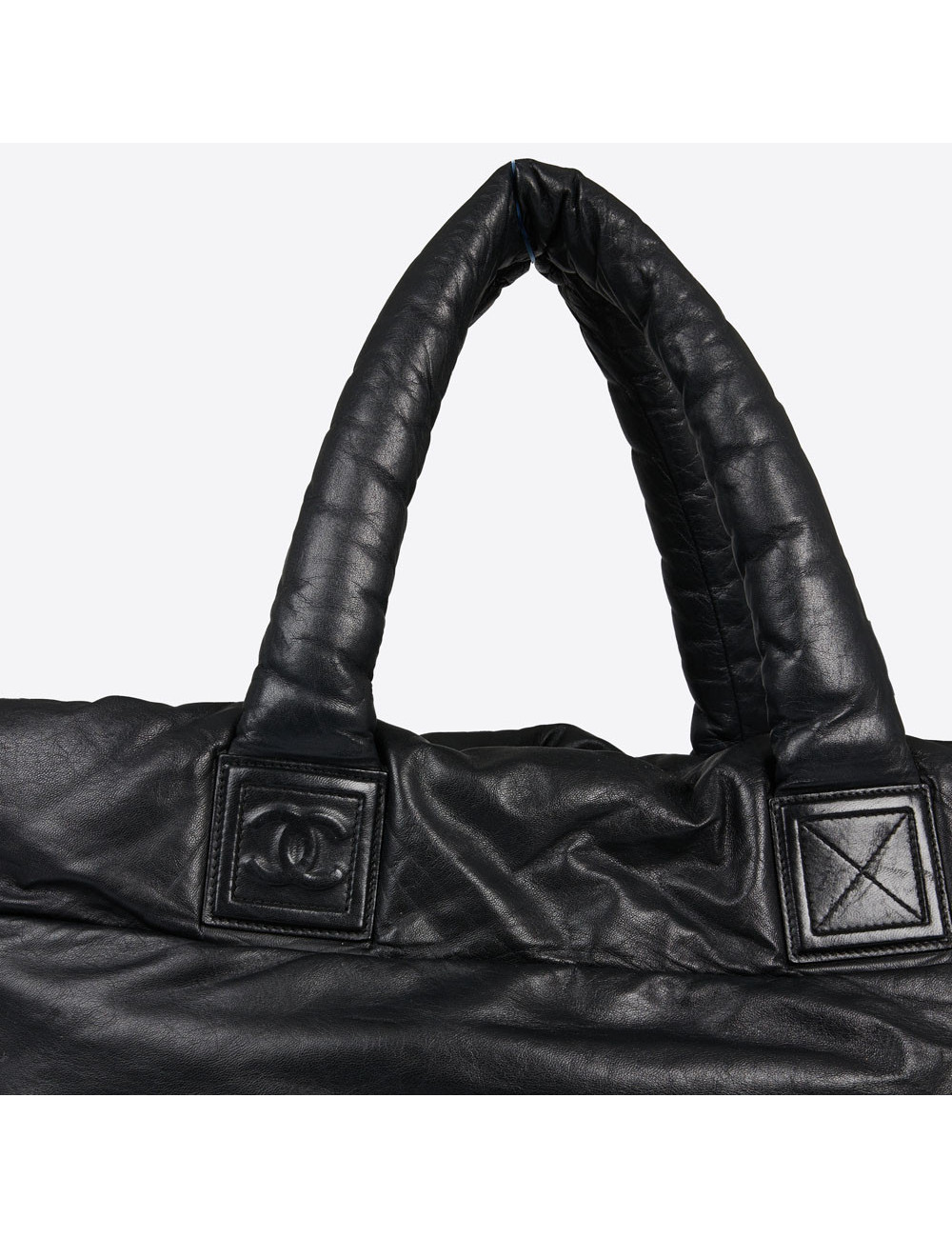 Sac Cocoon CHANEL cuir noir réversible bordeaux 