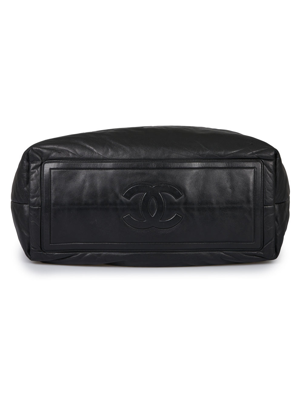 Sac Cocoon CHANEL cuir noir réversible bordeaux 