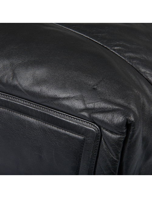 Sac Cocoon CHANEL cuir noir réversible bordeaux 