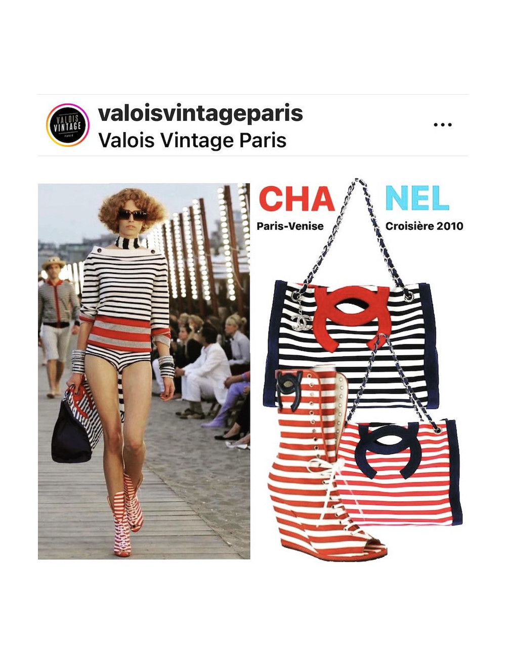 Cabas Beach CHANEL toile